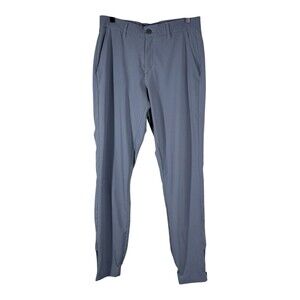 Primo Jogger Pants Mens Performance Golf Lightweight Gray Zip Ankle Size 30